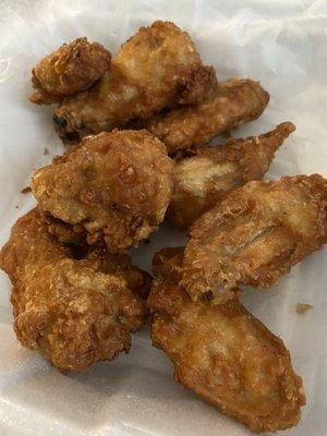 The Chicken Wings were very good and flavorful! I was not expecting them to be so tasty & 10 was enough for me & my husband to share