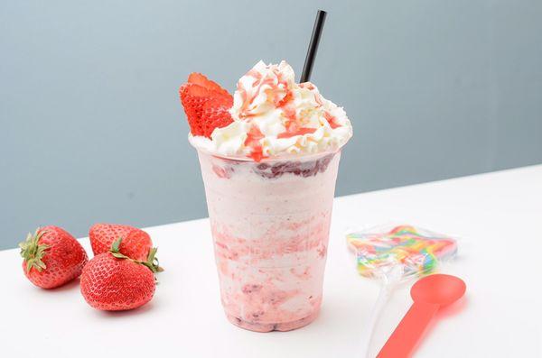 Strawberry milkshake