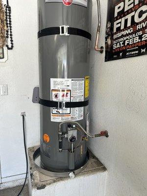 40 gallon water heater repair! Awesome results. We are super happy!!