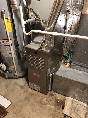 New furnace install in Centreville 11/7/18