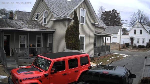 My home office with my Red Jeep  license plate "1NOTARY"!