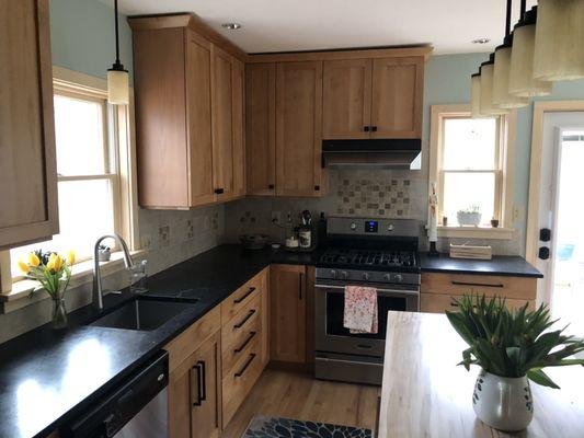 Finished kitchen. On South St. In Essex Junction.