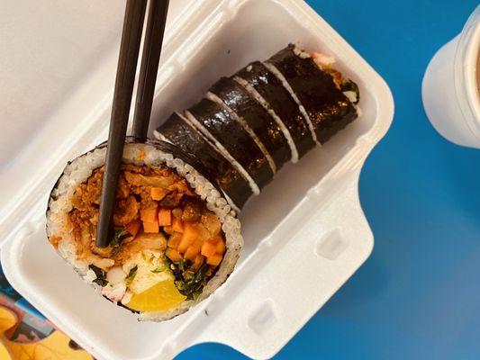 Spicy Stir-Fried Pork KimBap