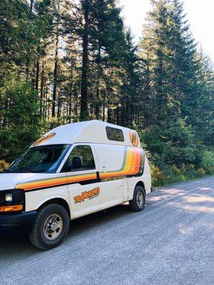 Pit stop in the UMPQUA national forest