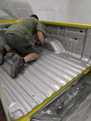 The more prep you put into a bed, the better the spray will hold. That means a better looking bed, and a happier customer