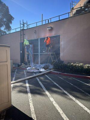 Lathe and paper prior to stucco install