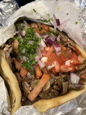 Pork gyro