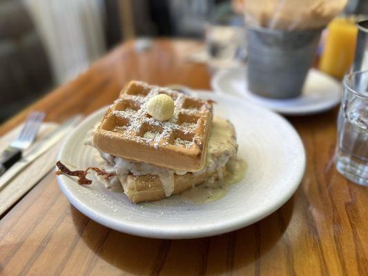 The waffle sandwich