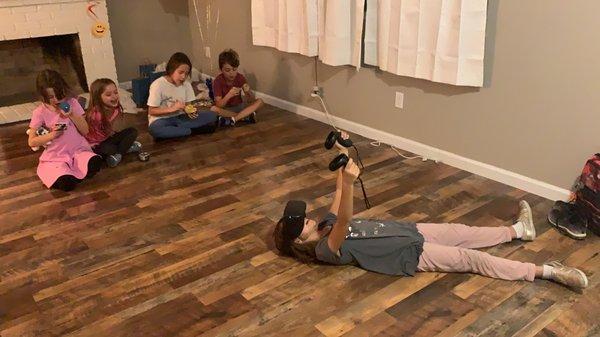 Home VR rentals can also be enjoyed lying down