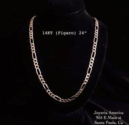 CHAIN LINK STYLE 14KT GOLD