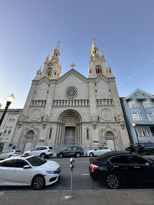 Exterior photo of the church