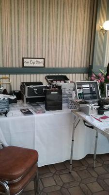 Irish Eyes Beauty makeup services on location at Coconut Grove  bridal fair