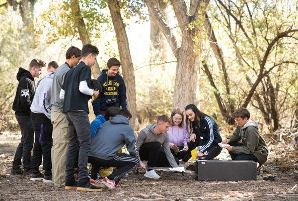 Advanced Wildlife Research with Mr. Shaw.