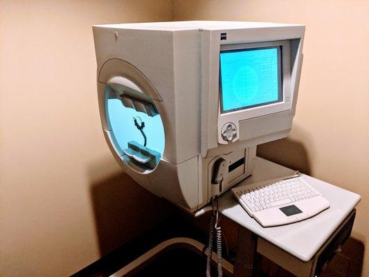 Visual Field testing for patients with glaucoma or other neurological problems