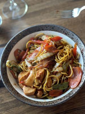 Hong Kong Noodles with Chicken