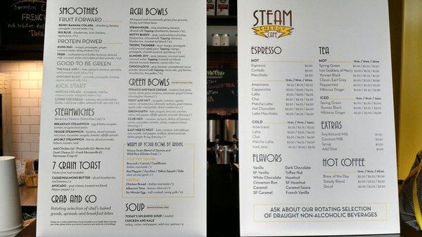 Stellar menu