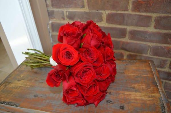 Lovely Red Rose elegance for a special bride!