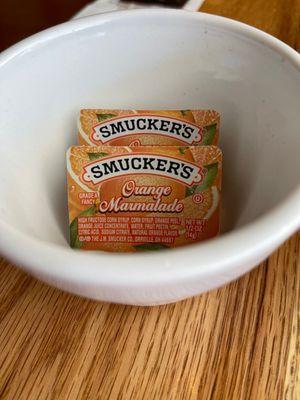 Currently they supply Smucker's packaged jams, jellies, etc.