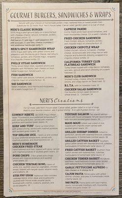 UPDATED Menu, as of September 2023 (page 4)