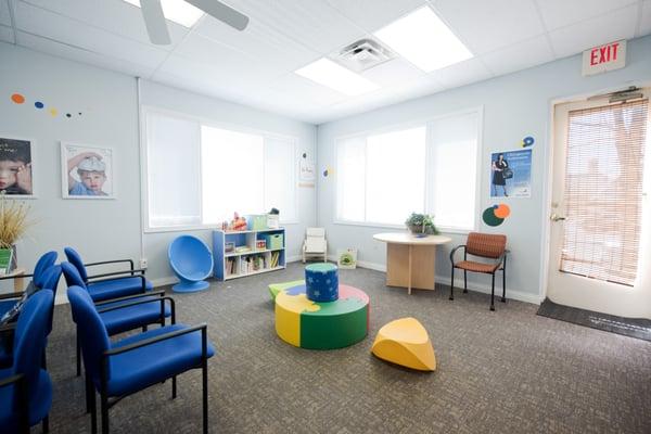 Kid friendly reception room!