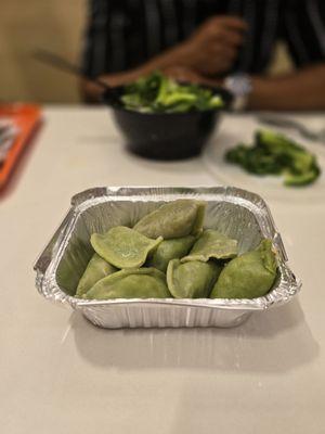 Spinach Dumpling