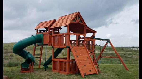 Backyard Adventure play sets available from Coulter Gardens.