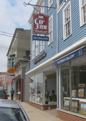 The Clip Joint's new home on Daniel St. and their new sign with their new logo