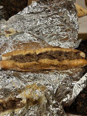 Philly Cheesesteak with mushrooms