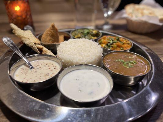 Vegetarian Thali Plate