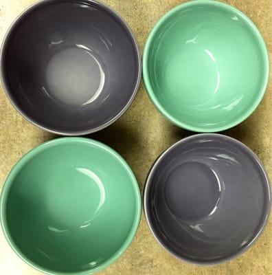 The cutest bowls in the world! $5 each and lots of colors in stock