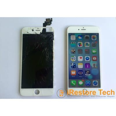 iRestore Tech iPhone 6/+ Screen Repair Service. Let our technicians fix your cracked screen in just a few minutes.