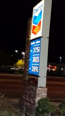 Pricier than Arco across the street but better quality of gas