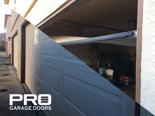 Garage Door Repair Before and After