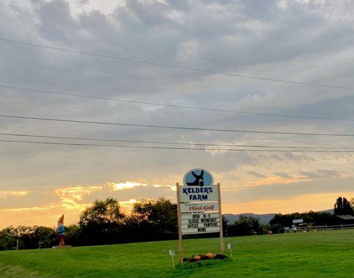 Sunrise over Kelder's Farm