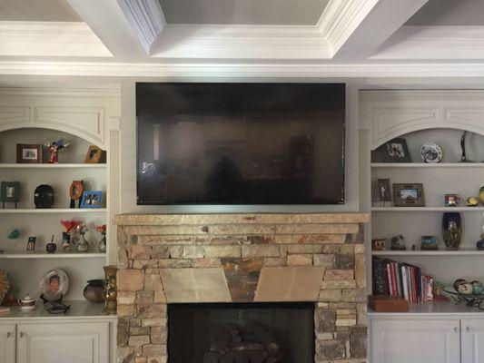 Tv wall mount installation