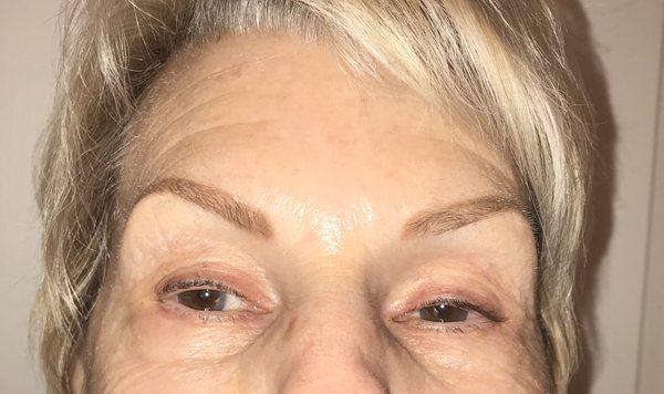 After Tattooed Brows