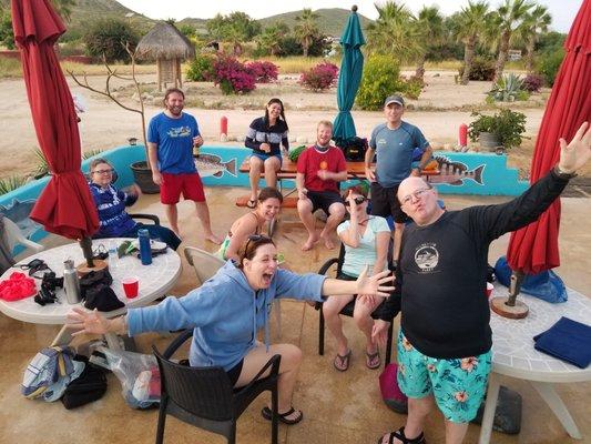 Post Dive Day Social Hour Cabo Pulmo, Mexico November 2017