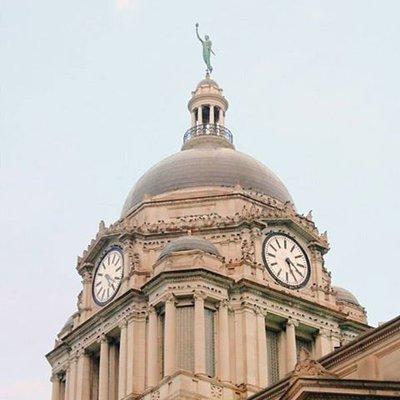 Outside the rotunda of the Allen County, Indiana courthouse