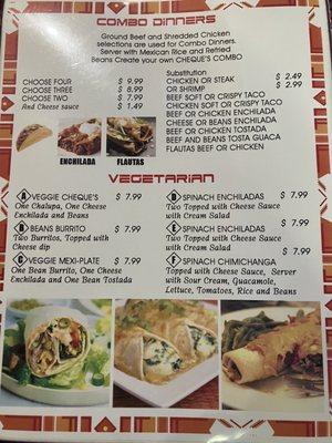 Extensive menu