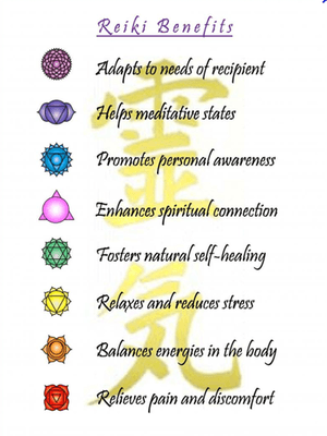 Just a few of the benefits of Reiki