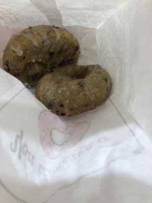 Blueberry cake donuts