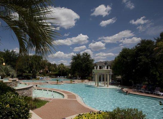 Tropical Resort Style Pool