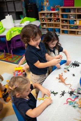 Our learning experiences combine fun and structured play with a curriculum focused on social, physical and emotional development.