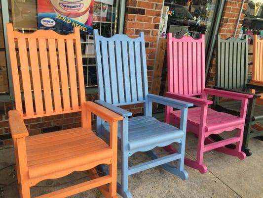 Cute outdoor seating