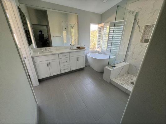 White Shaker Vanity