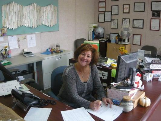 Cindy, our director of Finance and Office manager