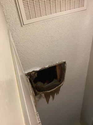 Hole in my ceiling