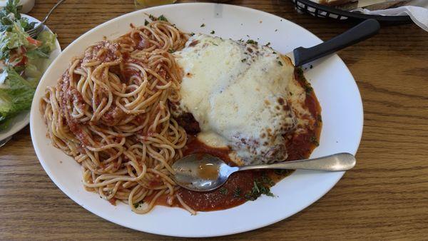 Chicken Parmigiana.