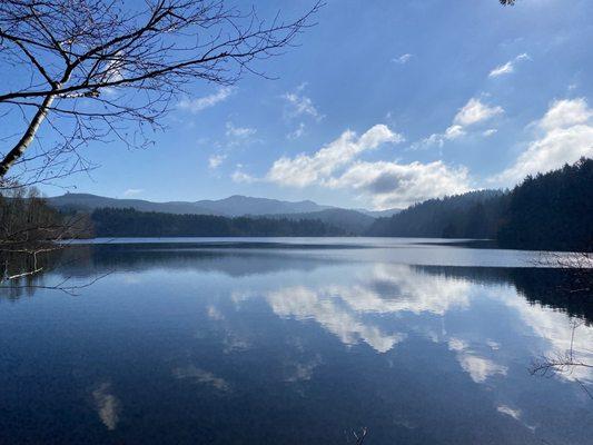 Lake Padden on a sunny March day.