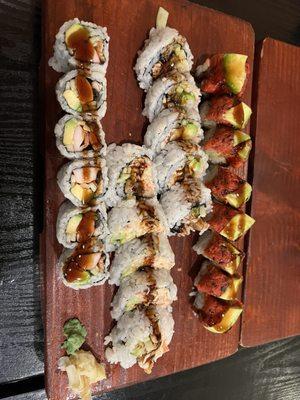 Big Spider Roll, Rock N Roll, Hurricane Roll